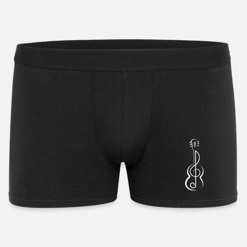 Gitarre Musik - Männer Boxer Shorts - Schwarz