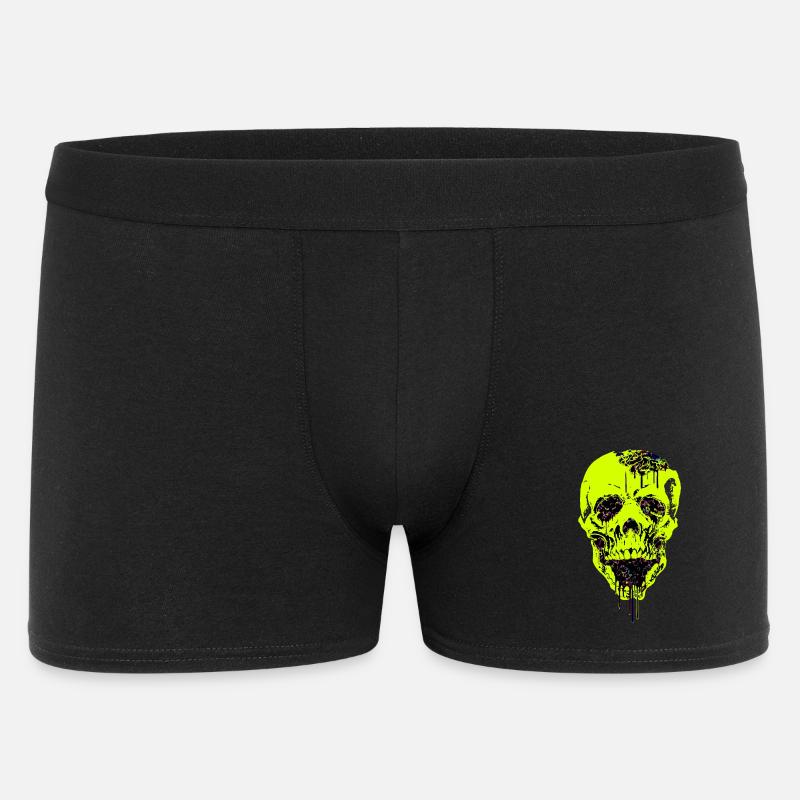 Neurowerveldeil Schädel Symbol - Männer Boxer Shorts - Schwarz