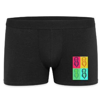 Goethe PopArt Four-Colour - Men's Boxer Shorts - black - Front