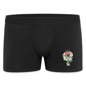 Knochenzombie Skate Mashup - Männer Boxer Shorts - Schwarz - Vorne