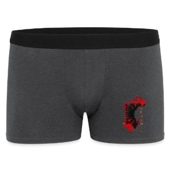 Albania - Men's Boxer Shorts - charcoal grey - Front