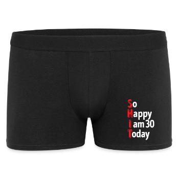 30s Statement Birthday 30 Years Old - Men's Boxer Shorts - black - Front