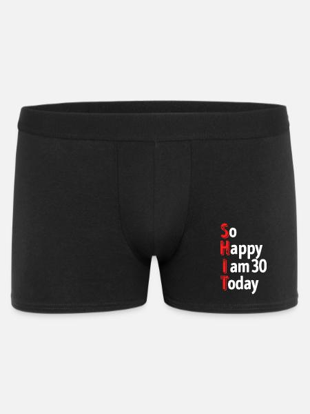 30 déclaration anniversaire 30 ans - Boxer Homme - noir