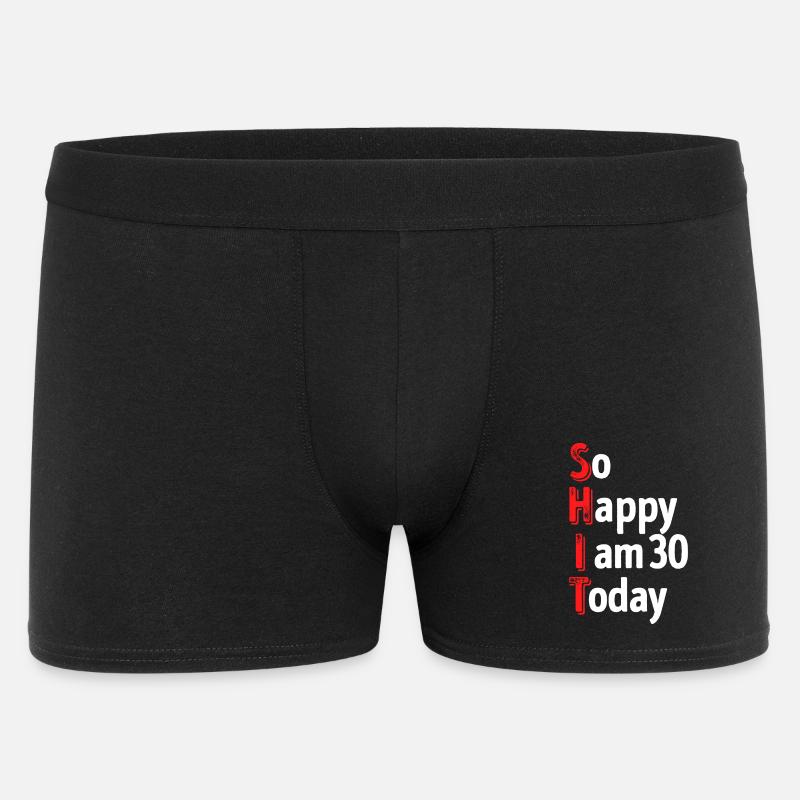 30 déclaration anniversaire 30 ans - Boxer Homme - noir