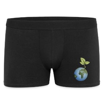La graine dans le sol se déploie - Boxer Homme - noir - Devant