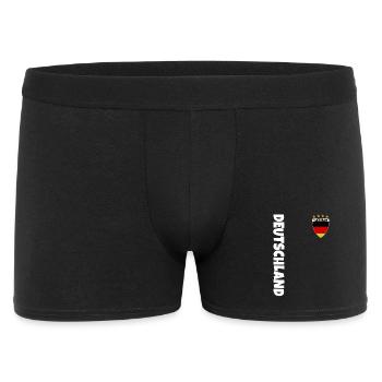 Fußball Deutschland EM 2024 Meister - Männer Boxer Shorts - Schwarz - Vorne