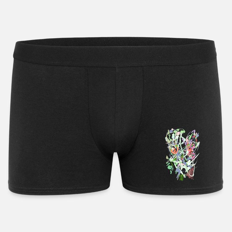 Hintergrund Design - Pastell - Männer Boxer Shorts - Schwarz