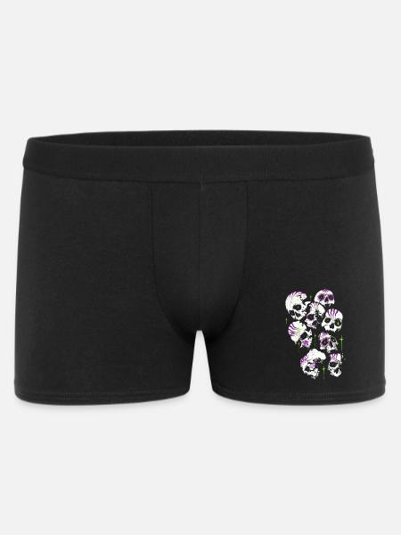 Skulls Skull Halloween Sugar Skulls - Men's Boxer Shorts - black