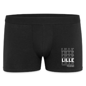 Patron de lettrage de Lille HautsdeFrance - Boxer Homme - noir - Devant