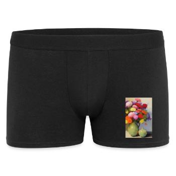 Flowers and butterfly - Men's Boxer Shorts - black - Front