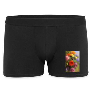 Flowers and butterfly - Men's Boxer Shorts - black - Front