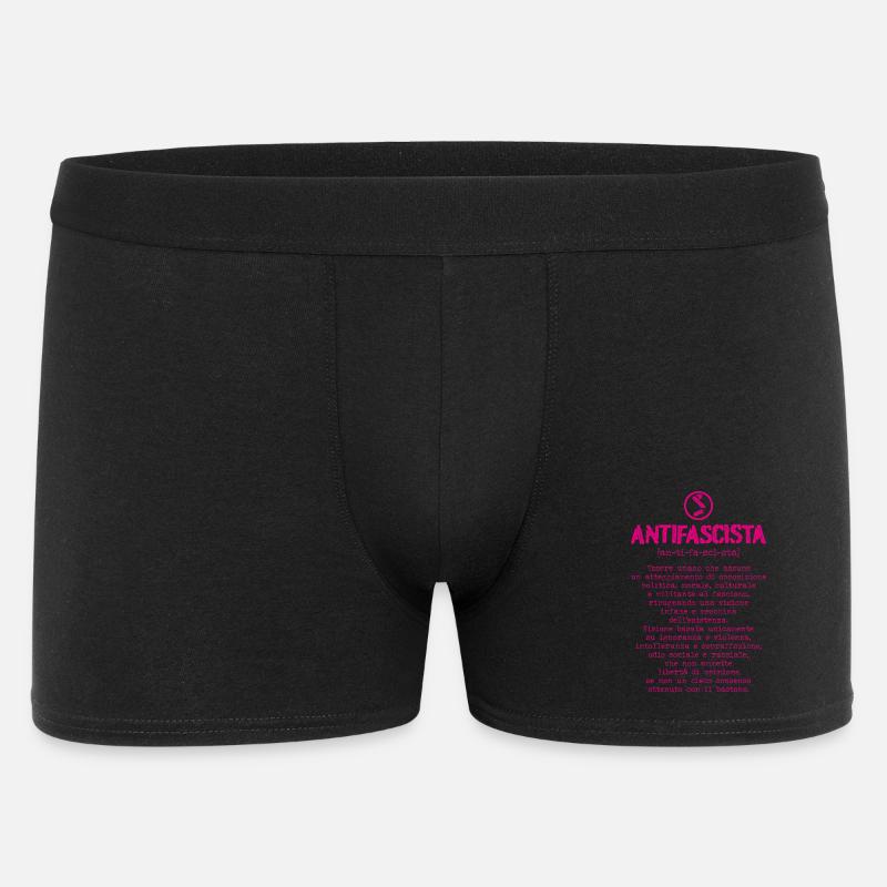 Définition antifasciste - Boxer Homme - noir