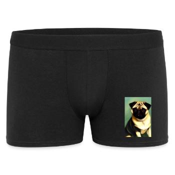 Chien carlin - Boxer Homme - noir - Devant