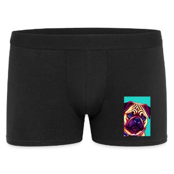 Chien carlin - Boxer Homme - noir - Devant
