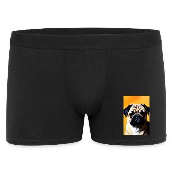 Chien carlin - Boxer Homme - noir - Devant