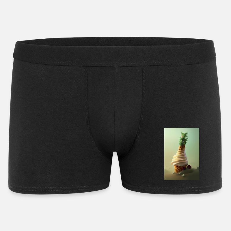 Eiscreme - Männer Boxer Shorts - Schwarz