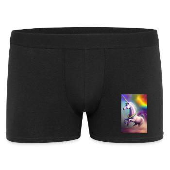 Licorne - Boxer Homme - noir - Devant