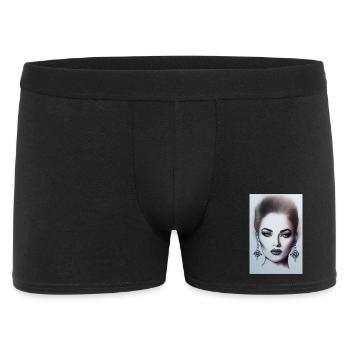Femme avec des bijoux - Boxer Homme - noir - Devant