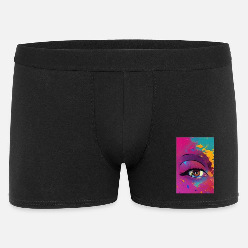 Abstrakte Kunst - Männer Boxer Shorts - Schwarz