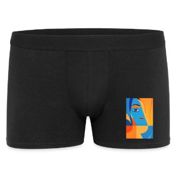 Art abstrait - Boxer Homme - noir - Devant