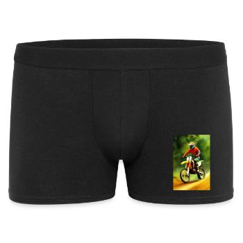 Motocross Riding - Men's Boxer Shorts - black - Front