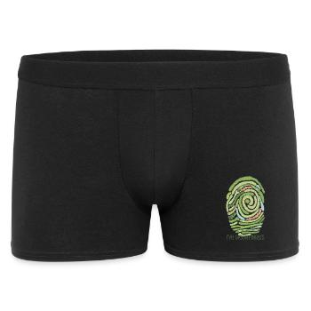 Empreinte digitale du jardin - Boxer Homme - noir - Devant