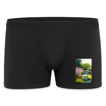 Chinese Zen Garden - Men's Boxer Shorts - black - Front