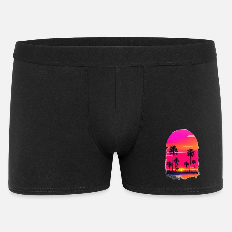Coucher de soleil avec Plamen - Boxer Homme - noir