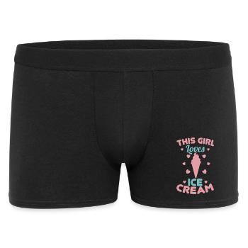 Petit amateur de glaces - Boxer Homme - noir - Devant