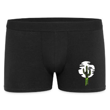 Cactus and vulture under the moon - Men's Boxer Shorts - black - Front