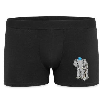 Elephant Cleaner Mop - Men's Boxer Shorts - black - Front