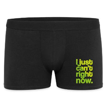 Just Can't (dark) - Men's Boxer Shorts - black - Front