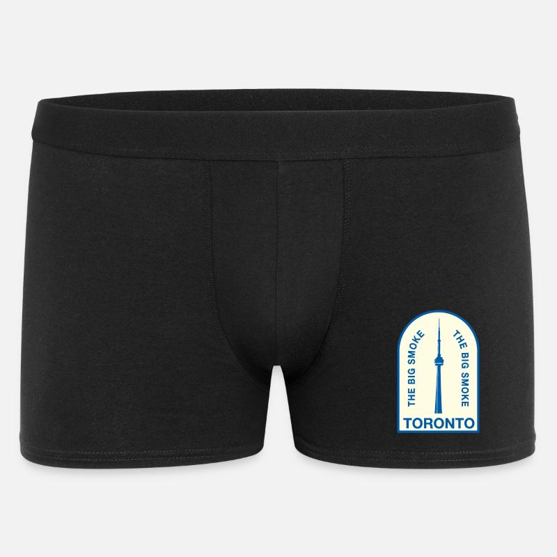 Toronto CNTower Big Smoke - Männer Boxer Shorts - Schwarz