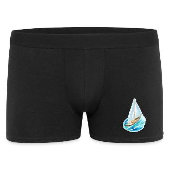 Sailing ship - Men's Boxer Shorts - black - Front