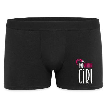 Badminton Girl - Men's Boxer Shorts - black - Front