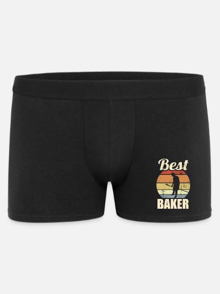 Funny Baker - Men's Boxer Shorts - black