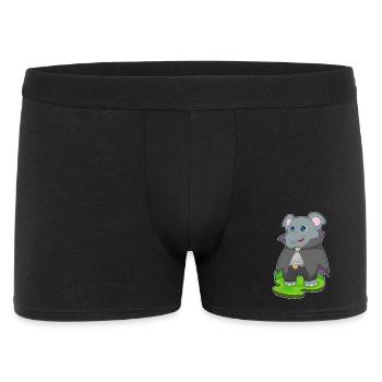 Éléphant Halloween Vampire - Boxer Homme - noir - Devant