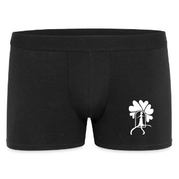 Step out white - Men's Boxer Shorts - black - Front