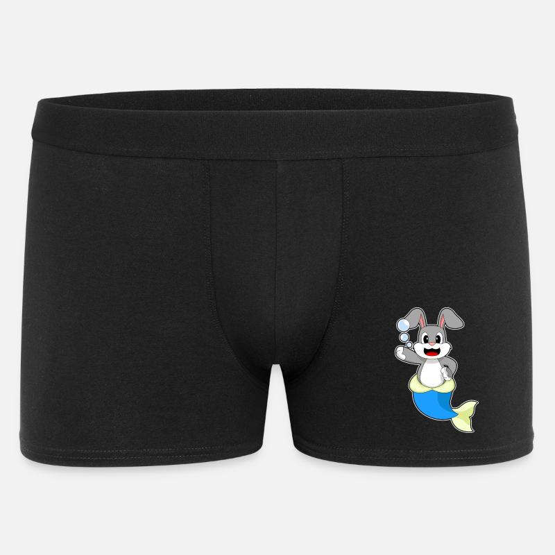 Sirène lapin - Boxer Homme - noir