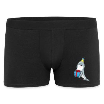 Dolphin Birthday Package - Men's Boxer Shorts - black - Front