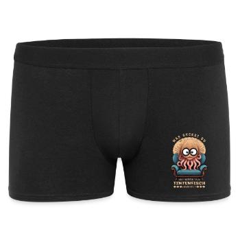 Funny Squid - Men's Boxer Shorts - black - Front