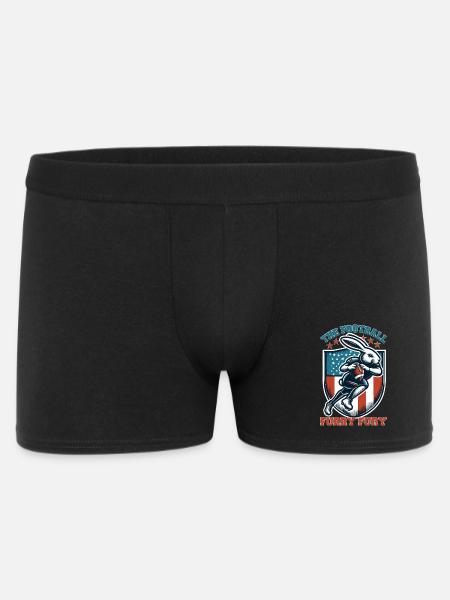 Hare Today, Gone Tomorrow: The Football Furry Fury - Men's Boxer Shorts - black