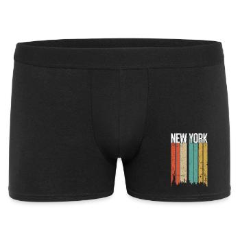 New York Colorstripe Retro - Men's Boxer Shorts - black - Front