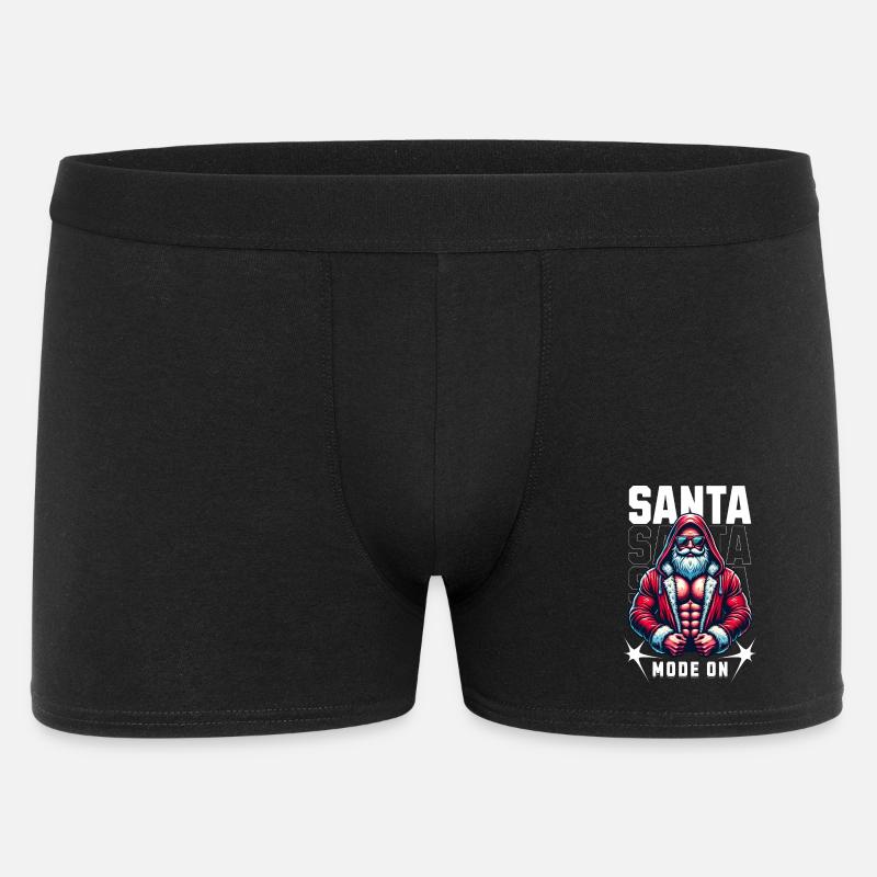 Mode Père Noël activé - Boxer Homme - noir