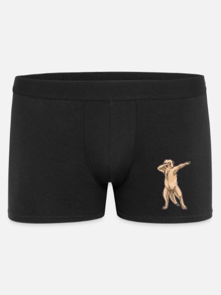 Erdmännchen Hip Hop Tanz - Männer Boxer Shorts - Schwarz
