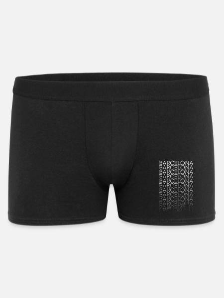 Mot-symbole Barcelone Skyline Repeat - Boxer Homme - noir