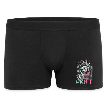 JDM Drift Rim – Japanese Car Tuning Art - Men's Boxer Shorts - black - Front
