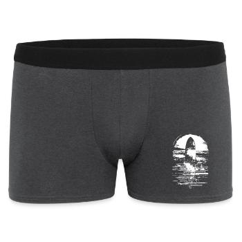 Surfboard Drawing - Men's Boxer Shorts - charcoal grey - Front