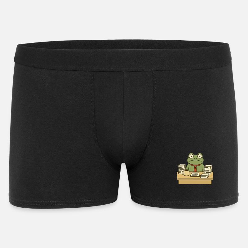 Business Frog - Men's Boxer Shorts - black