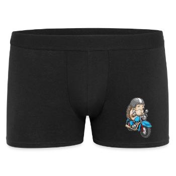 Moto hérisson - Boxer Homme - noir - Devant